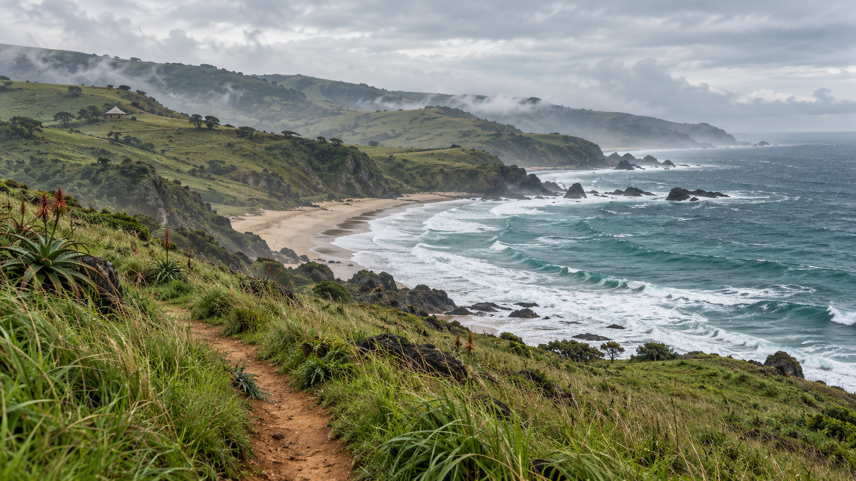 Wild coastline